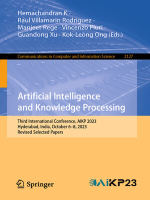 cover image of Artificial Intelligence and Knowledge Processing